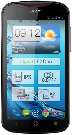 Acer Liquid E2 Duo V370 részletes specifikáció