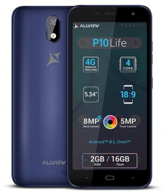 Allview P10 Life Dual SIM TD-LTE EMEA részletes specifikáció