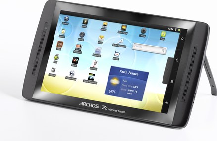 Archos 70 Internet Tablet Hard Drive Disk Serie részletes specifikáció