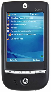 Dopod P100  (HTC Galaxy 100) részletes specifikáció