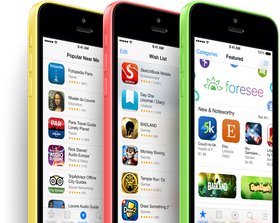 apple iphone 5c app store