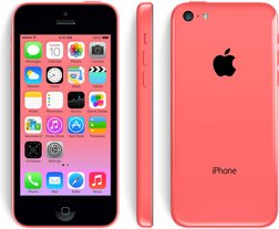 APPLE IPHONE 5C FRONT BACK RIGHT PINK