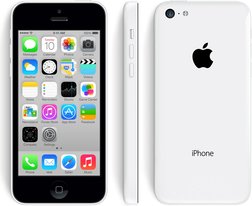 APPLE IPHONE 5C FRONT BACK RIGHT WHITE