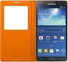 SAMSUNG GALAXY NOTE 3 S VIEW COVER 002 FRONT OPEN WILD ORANGE