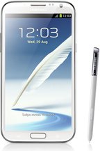 SAMSUNG GALAXY NOTE II WHITE FRONT