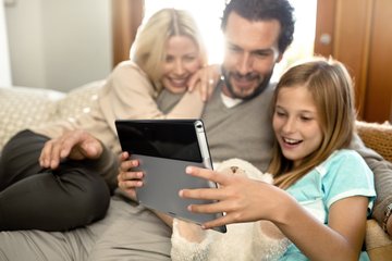 sony xperia tablet s 5 s caucasian family
