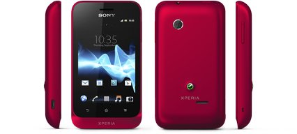 SONY XPERIA TIPO VIEWS RED