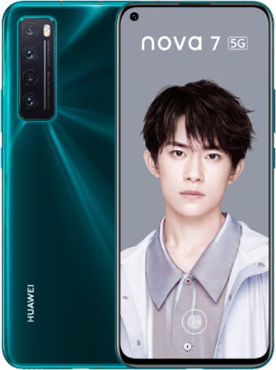 Huawei Nova 7 5G Dual SIM TD-LTE CN 128GB JEF-AN00 / JEF-AN20  (Huawei Jennifer A) kép image