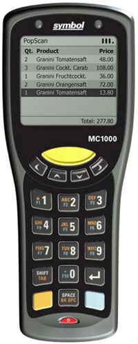 Symbol MC1000 részletes specifikáció