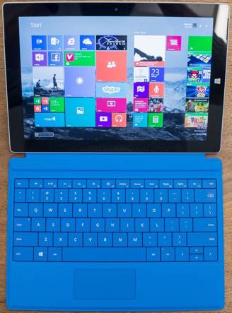 Microsoft Surface 3 Tablet 64GB 1645 részletes specifikáció