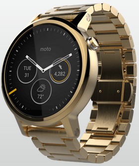 Motorola Moto 360 2nd Gen 2015 Men 46mm Smart Watch 360L kép image