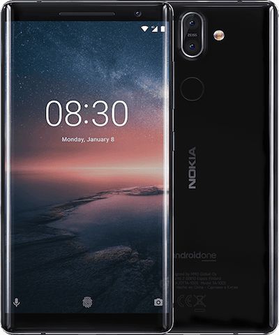 Nokia 8 Sirocco Global Dual SIM TD-LTE  (HMD Avatar) kép image