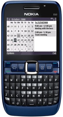 Nokia E63-3 részletes specifikáció