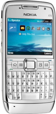 Nokia E71 részletes specifikáció