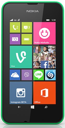 Nokia Lumia 530 Global Dual SIM  (Nokia Rock) kép image