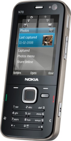 Nokia N78 részletes specifikáció