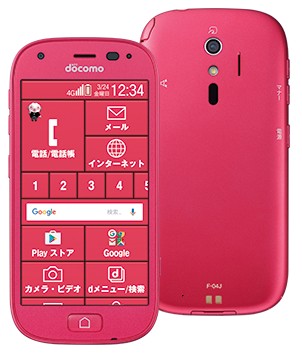 Fujitsu Easy smartphone 4 F-04J részletes specifikáció