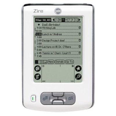 Palm Zire részletes specifikáció