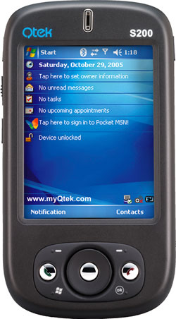 Qtek S200  (HTC Prophet) részletes specifikáció