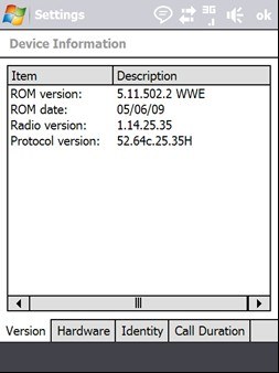 AT T Fuze  ROM Update frissítés (GPS aktiválás)  5.11.502.2 WWE adatlap
