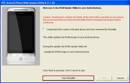 HTC Hero ROM frissítés 2.73.405.5