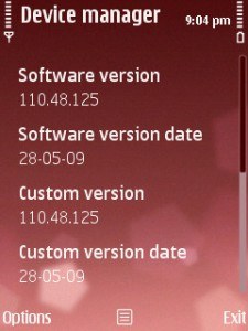 Nokia E75 Firmware frissítés v110.48.125 adatlap