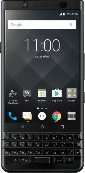 RIM BlackBerry KEYone Black Edition BBB100-1 TD-LTE US V1 AM APAC 64GB  (TCL Mercury) kép image