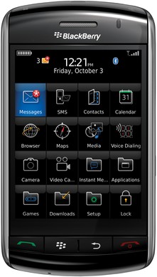 RIM BlackBerry Storm 9500  (RIM Thunder) részletes specifikáció