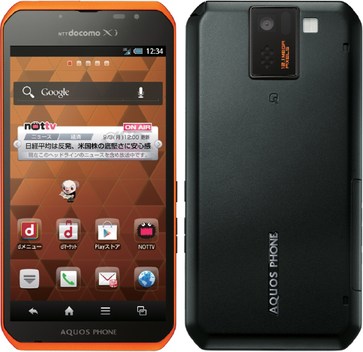 NTT DoCoMo Sharp Aquos Phone sv SH-10D részletes specifikáció
