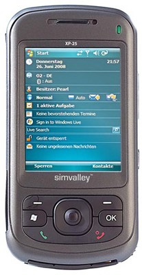 Simvalley Mobile Smartphone XP-25 részletes specifikáció
