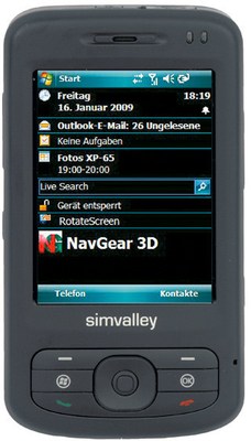 Simvalley Mobile Smartphone XP-65 részletes specifikáció