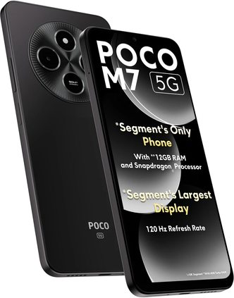 Xiaomi Poco M7 5G Top Edition Dual SIM TD-LTE IN 128GB 24108PCE2I  (Xiaomi Flame)